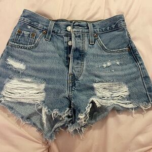 Levi 501 High Rise Shorts!